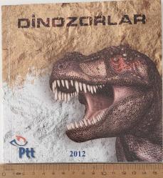 DİNOZORLAR 2012 PULUYLA BERABER ORİJİNAL PORTFÖYÜ 2022 KATALOK FİYATI:200.00TL FULL TAM TAKIR NADİR