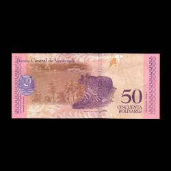 VENEZUELA (2018) - 50 Bolivares (ÇİL 10/10)