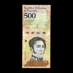 VENEZUELA (2018) - 500 Bolivares (ÇİL 10/10)