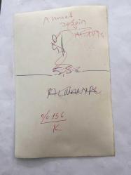 TÜRK HALK MÜZİĞİ SANATÇISI AHMET SEZGİN'İN ORİJİNAL FOTOĞRAFI - 18 x 12 cm EBADINDA - AHMET SEZGİN HALK KONSERİNDE SAHNEDE TÜRKÜ OKURKEN ÇEKİLMİŞ BİR FOTOĞRAF