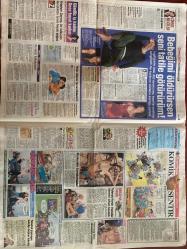 SABAH YILDIZI GAZETESİ DOĞUM GÜNÜ HEDİYESİ - 12 MART 1999 - TAM TAKIM 8 SAYFADIR -Tanju Babacan-Nadide Sultan-Ajda Pekkan-Demet Şener-Emel Yıldırım-Ersul Acar-Hakan Ural-Magazin Kralı-Magazin Gazetesi-Gönül Yazar-Sevda Demirel-Hanife Aslan-Türkan Şoray-Ferdi Tayfur-Kudret Şandra-Yüksel Uzel-Louis Vuitton-Bilge-Uğur-Arzu-Ece-Evren-Tülay-Şebnem-Abdullah-Erbil-Bülent Ersoy-Hande Ataizi-Emel-Ebru Türel-Nadya-Yılmaz Şener-Bülent Özveren-Sibel Tüzün-Tuğrul Şan-Serhat Ersöz-Nalan-Yusuf Güney-Tanju Balıklı Rum Hastanesi-Çankaya çıplağı sosyeteye karıştı-Böyle rezalet olmaz-İmamı kandırıp erkeğe nikah yaptılar-Ve aynı gece erkek modacıyı erkek eşi hastanelik etti-Nikah kıydıran ünlü modacı Tanju Babacan-Nadide Sultan ‘Tanju gibi kimse dikemez’-İmamı nasıl kandırdılar-Kimlere elbise dikti-Aynadaki Ajda mı-Bir yıldızın iç dünyası-Çankaya çıplağı sosyeteye karıştı-Mimarlar Demet fırsatına dikkat-Çok mutluyuz-Safiş aşk sarhoşu-İsrail bileti kesiliyor-Hem göze hem kulağa-Ölümün soğuk nefesi-Rüyada g