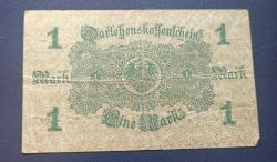 Almanya 1914  1 Mark Soğuk Damgalı