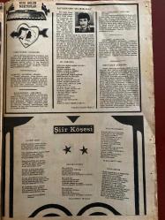 YILDIZ GAZETESİ DOĞUM GÜNÜ HEDİYESİ - 8 SAYFADIR -Serpil Barlas-Necdet Tokatlıoğlu-Nazan Şoray-Boney M-Ferdi Tayfur-Hüseyin Yenigün-Hasan Muslu-Nadir Ataşer-Zafer Güç-Şaban Somaç-Serdar Darakoğlu-Ali Karga-Sedat Yanar-Altan Borahan Demir-Ahmet Dumlu-M. Nuri Aksoy-Gaith Çubuk-En güzel en seksi sanatçı benim-Haber yorum eleştiri-Haftalık TV programı-Bizim seçtiklerimiz-Bize gelen mektuplar-Haftanın şiiri Gel deme bana-Şiir köşesi