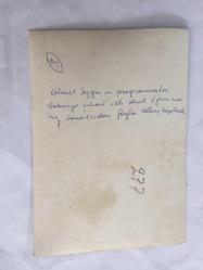 TÜRK HALK MÜZİĞİ SANATÇISI AHMET SEZGİN'İN  SAHNE ALDIĞI KONSERDE SAHNEYE ÇIKAN İLKOKUL ÖĞRENCİSİ BİR KIZIN DİNLEYİCİLERDEN ALKIŞ ALDIĞI ANLARDA ÇEKİLMİŞ ORİJİNAL BİR FOTOĞRAF - 17,5 x 12 cm EBADINDA