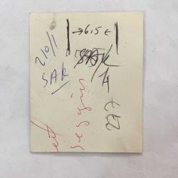 TÜRK HALK MÜZİĞİ SANATÇISI AHMET SEZGİN'İN ORİJİNAL FOTOĞRAFI - 8 x 6 cm EBADINDA - AHMET SEZGİN SAHNEDE TÜRKÜ OKURKEN ÇEKİLMİŞ BİR KARE