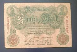 Almanya 1910 50 Mark