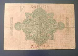 Almanya 1910 50 Mark