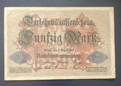 Almanya 1914 50 Mark
