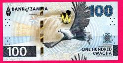 Zambia 100 Kwacha 2024 2025 P 65 NEW UNC (TK 18 645) ÇİL