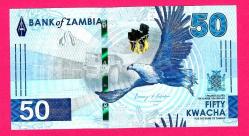 Zambia 50 Kwacha 2024 2025 P 64 NEW Birds UNC (TK 18 646) ÇİL