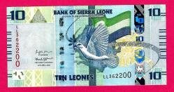 SIERRA LEONE 10 LEONE 2022 P 37. UNC (TK 18 716) ÇİL