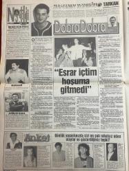 HAFTASONU GAZETESİ DOĞUM GÜNÜ HEDİYESİ - 1993 lü yıllar - 8 SAYFADIR -Dönme-Ateş Çelik-Rüstem Batum-Yıldız Batum-Yasemin Batum-Tilbe Batum-Ramize Dağlı-Yavuz Demir-Ayça Eraklıks-Didem Okan-Bülent Cankurt-Özcan Uluyol-Meral-Serra Türk-Erken Talu-Sami Değer-Mehmet Tura-Nükhet Alben-Ahmet Çapa-Yıldız Mavitan-Gülşen Işık-Zeynep Selçuk-Ali Selçuk-Banu Başar-Ayşe Gurur-Merve Yerdelen-Ada-Levent-Erhan-Sibel Can-Mahsun Kırmızıgül-İbrahim Tatlıses-Orhan Gencebay-Müslüm Gürses-Burhan Kencebay-Muammer Uzelli-Atilla Alpsakarya-Mustafa Güneş-Şahin Özer-Ahmet Selçuk İlkan-Sabri Bahçeci-İskender Ulus-Gül Erda-Mazhar Alanson-Fuat Güner-Özer Ahıska-Muazzez Abacı-Ayşegül Abacı-Funda Abacı-Birsen Abacı-Hülya Süer-Derya Tuna-Yeşim Aral-Banu Dönmez-Zerrin Özer-Banu Koçoğlu-Tarkan-Yüksel Şengül-Kadir İnanır-Fatih Ürek-Zühre Altınışık-Gökhan Akduğan-Gökhan Semiz-Abdullah Şahin-Muhtesem Nejat-Koşan Dr. Köksal-Görünmeyen adamın gözüyle-Dönme’nin kocası çürük çıktı-Görünmeyen adamın gözüyle-Sen dul-Sağlık için