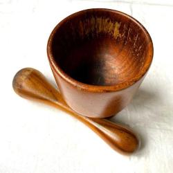 Nostaljik El Üretimi Ahşap Baharat Havanı