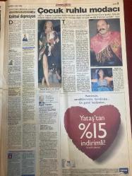 SABAH YILDIZI GAZETESİ DOĞUM GÜNÜ HEDİYESİ - 23 NİSAN 1999 - TAM TAKIM 8 SAYFADIR -Hülya Avşar-Yasemin Özumtulu-Erdoğan Sevgin-Hulusi Tunca-Nigar Akan-Kenan Öner-Bedri Koraman-Tan Oral-Derya Köroğlu-Göksel Arsoy-Belgin Doruk-Filiz Akın-Turkan Şoray-Fatima-Yonca Evcimik-Drew Barrymore-Cemil İpekçi-Demet Şener-Hüseyin Peyda-Hicran Aygün-Safiş-Tuncer-Barış Manço-Müjeyyen Senar-Yonca Evcimik-Gülay Koptagel-Altın Çocuk efsanesi-Çocuk ruhlu modacı-Hülya Avşar’ın balıketi diyeti-Türk simidine ABD’den rakip-Safiş’in nişanı-Yeni çağın performansı Fiat-Yasemin Özumtulu-Süleyman Turan-David Rukel-Ricky Martin-Herşey sizin elinizde-Defter tarihe karışıyor-Küflü yiyeceklerin zararları-Kalbin en iyi dostu soya fasulyesi-Mükemmel görüntü-Farklı bir saat-Kendinizin doktoru olun-Doğum sonrası depresyon-Egzersizden vazgeçmemek için 5 iyi neden-Doğayla gelen güzellik-Rüzgar