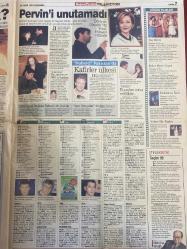 SABAH YILDIZI GAZETESİ DOĞUM GÜNÜ HEDİYESİ - 21 NİSAN 1999 - TAM TAKIM 8 SAYFADIR -Yasemin Özumtulu-Norayr Demirci-Nükhet Duru-Arkan-Şefika Arkan-Bülent Ecevit-Devlet Bahçeli-Recai Kutan-Deniz Baykal-Pervin-Şebnem-Aylin Arasıl-Deniz Pulaş-Serpil Barlas-Evren Baboğlu-Vaha Kılcıaslan-Sema Çelebi-Kenan Erdem-Mezdeke-Filiz Alkan-Taner-Hüseyin Peyda-Erdoğan Sevgin-Mesut Ekener-Neden cinsellik-Kadınları neden uyku tutmaz-Yeni dünyada eski bir dost-Yeni ekmek kapısı-O bir dünya kadını-İki ünlü mankene fantazi test-Pervin’i unutamadı-Depresyon nedir-Hepatit A B ve C nedir-Tırnaklarınız için özel bakımlar-Süleyman Turan-Hicran Aygün-Dünya artık cebinizde-Kadınlar neden uykusuzluk çeker-Ülsere karşı lahana-Umutlar kadar beyaz-Domatesli pirinç pilavı-Kayısı marmelatlı tart-Rüzgar