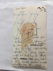 TÜRK SANAT MÜZİĞİ SANATÇISI SEÇİL HEPER'İN ORİJİNAL FOTOĞRAFI - 18 x 10 cm  EBADINDA - SEÇİL HEPER ve MİMAR KADRİ ERDOĞAN YEMEK MASASINDA POZ VERİRKEN ÇEKİLMİŞ BİR FOTOĞRAF