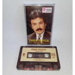 Kaset Ferdi Tayfur haram oldu albümü. Dönem Kağıt Baskı. Kaset, kartonet, kayıt orijinal ve tertemizdir