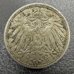 Alman İmparatorluğu 10 Pfennig 1901 A. Almanya