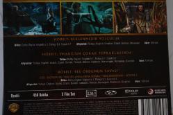 The Hobbit : Film Üçlemesi / Beklenmedik Yolculuk - Smaug'un Çorak Topraklarında - Beş Ordunun Savaşı    DVD  ORJİNAL FİLM  DVD ( 19692