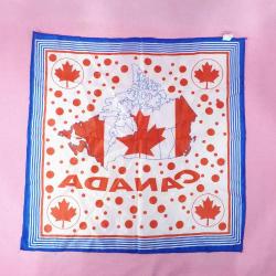 VINTAGE CANADA  SUNİ İPEK EŞARP