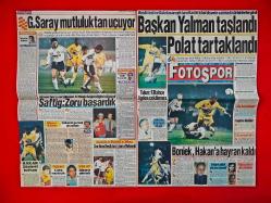 Galatasaray 3-2 Beşiktaş - 6 Mart 1995 - Fotospor Gazetesi