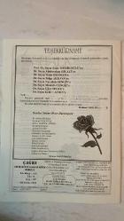 ÇAĞRI KÜLTÜR, SANAT, BİLİM DERGİSİ - ARALIK 1998 SAYI: 469 - FARUK NAFIZ ÇAMLIBEL - MONAD BALKAN - TURHAN DOYRAN - ŞAKIR SUSUZ - ABDULLAH SATOĞLU - ATA KARATAY - M. HALISTIN KUKUL - AHMET UZEL - HALUK ŞAN DİKMEN - FAIKA SARP - MEHMET BİLDİRİCİ - HALIL SOYUER - A. TUFAN ŞENTÜRK - NEVIN KORUCUOĞLU - REŞAT NURI GÜNTEKİN - HALISE ÖZTÜRKMEN - HÜSNEYİ MAYADAĞLI - FILIZ BEDÜK - A. NECMETTIN ÇANGA - YALÇIN ERGÜÇ - MUZAFFER UYGUNER - AYTEN CERAN - KAYA ÖZDEMİR - AYHAN HÜNALP - MAHMUT ÖNDER GÜVEN - FAZIL BAYRAKTAR - NILÜFER SAHIN - CEVDET ASLANGÜL - FARUK ORAY - FAHRI ERSAVAŞ - M. MURAT ELGIN - MELDA ÖZATA - GÜNGÖR GÖRAL - HÜLYA BILECEN - TAHIR KUTSI MAKAL - MAKSUT KOCA - MARIF BALCI - HALIL KARABULUT - AŞIK GÜRKANI - AŞIK MÜRSEL SINAN - MEHMET LÜTFI HODOĞLU MEVLANA'NIN AŞKI - AHMET UZEL İÇİN - ÇAĞRI'YA ABONE OLUNUZ - HACETTEPE’YE TEŞEKKÜRNAME - BENDEN SELAM OLSUN HACETTEPE’YE - HASTANE SİSTEMİ ELEŞTİRİSİ - BİR İMKÂNA BİN HASTA - MEVLANA’NIN SEVGİ VE BİRLİK MESAJLA - TAM TAKIM EKSİKSİZ  32 SAYFA