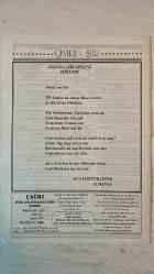 ÇAĞRI KÜLTÜR, SANAT, BİLİM DERGİSİ - HAZİRAN 2000 SAYI: 487 FEYZI HALICI - AZMI AYTAÇ - MONAD BALKAN - TURHAN DOYRAN - FIKRET SEZGİN - FAZIL BAYRAKTAR - FAIKA SARP - NEVIN KORUCUOĞLU - HALIL SOYUER - ABDULLAH SATOĞLU - EDIT TASNADI - A. NECMETTIN ÇANGA - ABDULLAH AKAY - HALISE ÖZTÜRKMEN - HIKMET ÖZDEMİR - HALENUR KOR - YÜKSEL AYVALI - EBRU ÖZTÜRK - AHMET AYBERKİN - BASRI GOCUL - DR. ISMAIL ALI SARAR - MURAT ÖZMEN - HASAN MERCAN - MUZAFFER UYGUNER - M. HALISTIN KUKUL - FARUK ORAY - KAHRAMAN OLGAÇ - ALI KIRCA - AŞIK ŞEREF TAŞLIOVA - AŞIK KUL NURİ - AŞIK PERVANI - AŞIK MEHMET GÜLHANI - LÜTFÜ KILIÇ - RABIA BARIŞ - YÜCEL İPEK - EVA STRITTMATTER BOS VERİN - MEVLÂNA’NIN YAŞAMA SEVİNCİ VE KONYA TURİZMİ - MESNEVİ’DEN YAŞAMA IŞIK - ŞEYH GALİP VE MEVLÂNA’NIN AŞK MİRASI - KONYA’NIN TARİHİ VE SANAT DEĞERLERİ - ÇATALHÖYÜK’TEN MÜZELERE TURİZM KÖPRÜSÜ - STRUGA ŞİİR ŞÖLENİ ŞİİRLERİ - EVA STRITTMATTER’TEN “OHRID AM SEE” - ÇAĞRI’YA ABONE OLUNUZ - TAM TAKIM EKSİKSİZ  32 SAYFA