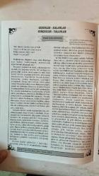 ÇAĞRI KÜLTÜR, SANAT, BİLİM DERGİSİ - MAYIS 2003 SAYI: 522 - GÜLTEKIN SAMANOĞLU - AHMET TUFAN ŞENTÜRK - TURHAN DOYRAN - MEHMET ZEKI AKDAĞ - PROF. DR. ISMAIL PARLATIR - AHMET ÖZDEMİR - FIKRET SEZGIN - PROF. DR. GÜLHAN SLEM - AYSEN AKDEMİR - FAZIL BAYRAKTAR - M. HALISTIN KUKUL - AYHAN INAL - A. NECMETTIN ÇANGA - MONAD BALKAN - SEVDA KORKMAZGİL - SABRI DIL - HALIL USLU - ALI RIDVAN BÜLBÜL - AKDAĞLI KARA OZAN YUSUF ÇILDIR - ABDULLAH SATOĞLU - YAŞAR FARUK INAL - HALISE ÖZTÜRKMEN - HÜSEYIN KOCA - FUAT ÖNDER - NERIMAN SARYAL DURANOĞLU - RABIA BARIS - ISA KAYACAN - SIBEL TEBER - MUSA TEKTAŞ - YILMAZ GÜL - IBRAHIM SOGÜT - H. IBRAHIM GÜLEÇ - YÜCEL IPEK - AHMET ŞENER - ALI AKÇEKEN - İBRAHIM KARACAY - FATMA BAHAR HALICI (GÖKFİLİZ) NICE ÖZLEM, NİCE SEVGİ, NİCE AŞK - ACI’NIN TARİFİ YAPILAMIYOR - ŞİİR’LEŞEN BİR ÖMRÜN HİKÂYESİ: GÜLTEKİN SAMANOĞLU - ÇINARALTI DERGİSİ VE HECE ŞİİRİ - ORHAN SEYFI ORHON VE YUSUF ZIYA ORTAÇ’LA KARŞILAŞMA - SANATLA YOĞRULAN GENÇLİK YILLARI - “O - TAM TAKIM EKSİKSİZ  32 SAYFA