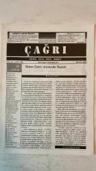 ÇAĞRI KÜLTÜR, SANAT, BİLİM DERGİSİ - MAYIS 2000 SAYI: 486 - AZMI AYTAÇ - MONAD BALKAN - FIKRET SEZGİN - TURHAN DOYRAN - M. HALISTIN KUKUL - HALIL SOYUER - ALI NAILI ERDEM - FAIKA SARP - FAZIL BAYRAKTAR - ILHAN GEÇER - NIHAT AŞAR - EDIT TASNADI - DILEK ÖNDER - C. MUHITTIN KOZANOĞLU - HALÜK ŞAN DİKMEN - ABDÜLKADIR GÜLER - MUZAFFER UYGUNER - HALISE ÖZTÜRKMEN - M. TAHIR SAKMAN - HASAN MERCAN - AYSEL AL - M. HALICI - A. SEFA ODABAŞI - LÜTFİ KILIÇ - M. LÜTFİ HODOĞLU - AHMET AYBERKİN - EBRU BİRKAN - NECMIYE KURU - ABDULLAH SATOĞLU - FUAT ÖNDER - AŞIK ŞEREF TAŞLIOVA - SABRI DIL - AŞIK TEMEL TURABI - YÜCEL IPEK - KAROLY KISFALUDY MUAMMA - YUNUS EMRE ARAMIZDA YAŞIYOR - HALK EDEBİYATI, TÜRKÜLER VE ÂŞIK GELENEĞİ ÜZERİNE - ANADOLU’DA TÜRK-İSLÂM DÜŞÜNCESİNİN ŞİİRLE YÜKSELİŞİ - HALK ŞİİRİNDE DİL, HECE VE DEYİŞ USTALIĞI - ÂŞIKLARIN ATIFLI BULUŞMALARI VE ATIŞMA GELENEĞİ - ÇEVİRİ ŞİİR: “HÜZÜNLÜ AŞK” (KAROLY KISFALUDY, ÇEVİREN: EDIT TASNADI) - KADER, ACI VE DEĞİŞMEYEN DERTL - TAM TAKIM EKSİKSİZ  32 SAYFA