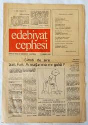 EDEBİYAT CEPHESİ Onbeş Günlük Edebiyat Gazetesi, 1979, Sayı: 1, 3, 5, 9, 11, 15 [6 ADET]