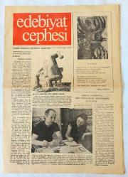 EDEBİYAT CEPHESİ Onbeş Günlük Edebiyat Gazetesi, 1979, Sayı: 1, 3, 5, 9, 11, 15 [6 ADET]