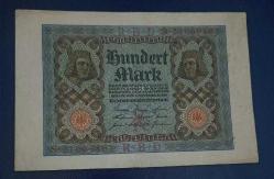 Almanya 1920 100 Mark