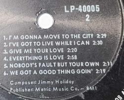 JIMMY HOLIDAY - TURNING POINT 33'LÜK LP PLAK 10/9,5 KONDİSYONDA