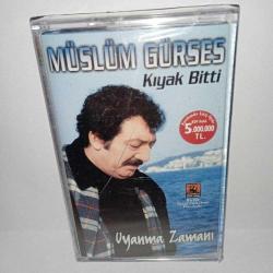 Kaset Müslüm Gürses kıyak bitti uyanma zamanı. orijinal, ambalajında, sıfır