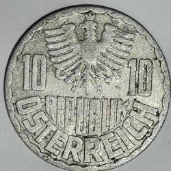 AVUSTURYA 1959    10 GROSCHEN