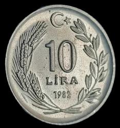 1982 10 Lira Çil
