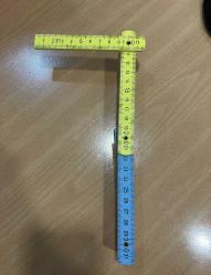 ÇOCUKLAR İÇİN NOSTALJİK AHŞAP KATLANIR METRE