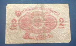 Almanya 1914 2 Mark soğuk Damgalı