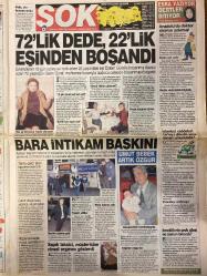 ŞOK GAZETESİ DOĞUM GÜNÜ HEDİYESİ - 9 ŞUBAT 2004 - TAM TAKIM 12 SAYFADIR -Cem Karaca-Muhammet-Erdoğan-Yılmaz Erdoğan-Nurgül Yeşilçay-Ferzan Özpetek-Mehmet Günsur-Saim Gürel-Özlem Gürel-İhsan Aydın-Esra Boğazlıyan-Fatih Terim-Ümit Karan-Berkant-Volkan Ziya Doğan-Fabriçe-Lucescu-Tümer-Orhan Yüce-Cem Ayyıldız-Paris Hilton-Bill Bush-Kamil Odabaşı-PODYUMLARDA ORTADOĞU ATEŞİ-ÇIKLAK SAVAŞ-GENELEVDE PROMOSYON-İtalyanlar ev erkeği olmak için dernekleşti-ÇİKOLATADAN KARAKTER ANALİZİ-MUCİZE BİLİME IŞIK TUTACAK-KARACA’YI KAYBETTİK-Ev erkeği arıyor-Dünyanın en iyisi-Acıdan zevk alıyor-FENER ARTIK BIRAKMAZ-Terim’in gazabı-Kaplan affetmedi-Orkestra şefi gibi-Yüzler gülüyor-NURGÜL’DEN BOMBALAR-Bana sakın seksi demeyin-72’lik dede 22’lik eşinden boşandı-Bara intikam baskını-Umut bebek artık özgür