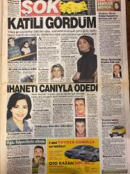 ŞOK GAZETESİ DOĞUM GÜNÜ HEDİYESİ - 19 ŞUBAT 2004 - TAM TAKIM 12 SAYFADIR -Çağla Şikel-Nehir erdoğan-Lara Kamhi-Nigar Talibova-Sibel Kekilli-Lee Seung Yeon-Tuğba-Marilyn Monroe-Sinem Güven-Tülin Çelebi-Izzet Gökbayır-S. Çiftçi-Günay Yıldırım-L. Gökbayır-Mustafa Bozacı-Hüseyin Çelik-Mine Soley-Müslüm Altoklar-Ayerdem Akbaş-Mathieu Carriere-Maria Ahrens-Çağan Irmak-Marie Luise Marjan-Michael Lesch-Mircea Lucescu-Tuncay Şanlı-Mehmet Cansun-Sinân Dağlaroğlu-Erdinç Şehit-Daumsu Bratu-Nihan Yıldırım-Lee Seung Yeong-Ronaldo-Sarah Jane-Sibel Kekilli-Burçin Birean-Hz. İsa-Christopher G. Lee-KRALIÇE LEE SEUNG ülkesinden özür diledi-Hüngür hüngür ağladı-Ahlaksız tebrik-Çok güzel oluyoruz-Örnek yardim-Emanet ikizlere korkunç işkence-Fener ezdi geçti-Sertleşmeye sanal çözüm-En iyiler ödüllendi-Yakılacak fotoğraflar-Sağlık skandalı-Barça peşinde-Hayalim Real Madrid-Katili gördüm-İhaneti canıyla ödedi