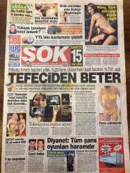ŞOK GAZETESİ DOĞUM GÜNÜ HEDİYESİ - 11 OCAK 2005 - TAM TAKIM 12 SAYFADIR -Ece-Nilay-Süleyman Cani-Mustafa Cani-Halle Berry-Ahmet Dursun-Turgut Vidinli-Semih Akyüz-Gülşen Bubikoğlu-Türker İnanoğlu-Zeynep İnanoğlu-Sinem-Sinem Güven-Armağan Çağlayan-Kenan-Yahya Demirel-Mehmetçik-Serkan Bayar-Murat İnanç-Alain Clercq-Sergei Areny-Danilo Cataniello-Hz.İsa-Maria Berry-Bosque-Anelka-Ronaldo-Tuncay Şanlı-Aykut Ümit-Yattara-Süreyya Ayhan-Erdem Erdoğan-Hasan Karataş-Brokkoli-Tefeciden beter-Yüksek tansiyon nasıl önlenir-YTL’nin karizması çizildi-Diyanet tüm şans oyunları haramdır-Televizyonu cepten seyret-Canı baba-En gelişmiş il İzmir-Felakete ilahi imza iddiası-Hep böyle olun-Ağır taş-Ahmet Dursun yuvaya dönüyor-Adres başkan-Ümit için son zirve-Göğsümüz kabardı-Bir işe yaramaz-Kim koruyacak-Minibüsçü terörü