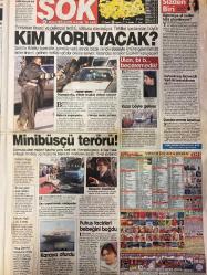 ŞOK GAZETESİ DOĞUM GÜNÜ HEDİYESİ - 11 OCAK 2005 - TAM TAKIM 12 SAYFADIR -Ece-Nilay-Süleyman Cani-Mustafa Cani-Halle Berry-Ahmet Dursun-Turgut Vidinli-Semih Akyüz-Gülşen Bubikoğlu-Türker İnanoğlu-Zeynep İnanoğlu-Sinem-Sinem Güven-Armağan Çağlayan-Kenan-Yahya Demirel-Mehmetçik-Serkan Bayar-Murat İnanç-Alain Clercq-Sergei Areny-Danilo Cataniello-Hz.İsa-Maria Berry-Bosque-Anelka-Ronaldo-Tuncay Şanlı-Aykut Ümit-Yattara-Süreyya Ayhan-Erdem Erdoğan-Hasan Karataş-Brokkoli-Tefeciden beter-Yüksek tansiyon nasıl önlenir-YTL’nin karizması çizildi-Diyanet tüm şans oyunları haramdır-Televizyonu cepten seyret-Canı baba-En gelişmiş il İzmir-Felakete ilahi imza iddiası-Hep böyle olun-Ağır taş-Ahmet Dursun yuvaya dönüyor-Adres başkan-Ümit için son zirve-Göğsümüz kabardı-Bir işe yaramaz-Kim koruyacak-Minibüsçü terörü
