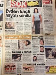 ŞOK GAZETESİ DOĞUM GÜNÜ HEDİYESİ - 8 ŞUBAT 2004 - TAM TAKIM 12 SAYFADIR -Nicolas Anelka-Hıncal Uluç-Recep Tayyip Erdoğan-Fatih-Zanlıların itirafları-Caner-Serana Hanım-Asuman Krause-Yaşar İpek-Mahsun Kırmızıgül-Kudüs Mütüoğlu-Kudüs Mütüoğlu-Tümer Metin-Çağdaş Atan-Ribery-Hugh Grant-Dr. Nihat Dönmez-Şebnem Suna-Sennur Birses-Özlem Turunç-Fahri Turunç-Sinan Karataş-Mustafa Koç-Necmettin Erbakan-ABD Başkanı George Bush-Susilo Bambang Yudhoyono-Mustafa Küçük-Hülya Avşar-Nurgül Yeşilçay-Fatoş Seğmen-Filiz Avunduk-Kudüs Mütüoğlu-Günay İbmak Gülmeyen adam Nicolas Anelka-Hıncal Uluç’un gençlik iksiri-Sakın ha!-Pisi pisine öldü-Ve artist de oldular-Yaşar’ı kovdu-Kaplumbağa Adası’nda aşk tazeleyecekler-Sosyetedeki eğreti gelinler var-Lascia Kazası-Olmadı baştan-32 dakika oynarız-Hoş geldin Ribery-Luciano gidiyor-Kanarya izin yaptı-TS özür diledi-Sapıttım Komutanım-Sevgilisine ada alıyor-Aşk acısı öldürüyor-Hemşireler eğlencede-Engelli çocuğu gezdirdi-Yankesici otostopçu son işinde yakayı ele ver