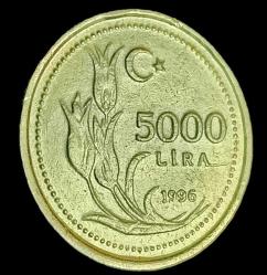 1996 5000 Lira Kalın