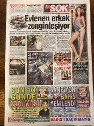 ŞOK GAZETESİ DOĞUM GÜNÜ HEDİYESİ - 24 KASIM 2009 - TAM TAKIM 12 SAYFADIR -Bill Clinton-Şenol Bey-Nilay Dorsa-Deniz Seki-Miranda Kerr-Hulusi Tunca-Hülya Avşar-Burak Kut-Ayşe Hatun Önal-Kıvanç Tatlıtuğ-Davut Dursun-Demet Akalın-Müjde Ar-Kamer Genç-Aysun Kayacı-Çağla Şıkel-Beyazıt Öztürk-İbrahim Tatlıses-Bengüç Özerdem-Kaan Özbek Kıyametin ayak sesleri-Kimse bu kadar çok aldatılmadı-Donarak öleceğiz-Morfin kanseri azdırıyor-Söhret yolunda kirletildiler-Başbakan garson kızı fena götürmüş-Gerçek erkek bulamıyorum-Evlenen erkek zenginleşiyor-Titre ve kendine gel Orlando abi-Burak Kut değil resmen Kurak But-Bir gecelik ilişki için dekolte onu etkilemez-Derin Devlet’i nerede tanıdı-Eğer ölürsem çok üzülürüm-Macera­perestlik hoşumuza gidiyor-Demet Müjde ablasına kızdı-Sosyetenin oyunu alır-Kıvanç çakma Brad Pitt-Şöhret yolunda kirletildiler-Türbanlı kızlar kapıştı-Ey vatandaş titre ve kendine gel Fırçalı Mesut