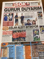 ŞOK GAZETESİ DOĞUM GÜNÜ HEDİYESİ - 5 TEMMUZ 2002 - TAM TAKIM 12 SAYFADIR -birleşmiş milletler’e göre Türkiye’de 3.700.000 AIDS’li var-Başkan Bush da usulsüzlük yapmış-Hasan Şas her yerde kral gibi karşılanıyor-Kenan doğulu aşk yarasını Başakla sarıyor-Rıfat Özbek-Kenan doğulu-Bilgin demirören-Ebru Yener-köpüklü Aşk geceleri-Julia Roberts dünya evine girdi-hayatları roman-tekbir getirip annesini kesti-annesi terk etti-kumar alkol ve acı son-manken Tuğba Özay-gurur duyarım-aslan Alex‘i bitiriyor-mete azlı-Yıldıray baştürk-Ümit Özat-Oğuz Çetin-Topsan bacılarda-Fatih Terim-Batista-Pinto-Sergen henüz hazır değil-Cordoba-okan için son söz İlhan Cavcav-kadınları etkilemek için onlara gülümseyin utanmayın üstüne gidin-bir sevgiliniz olmasa bile yazın aşk havasını solumak elinizde seksi olmak için yazlık öneriler-takılar bahane kızlar şahane-evlenmeden çocuk istiyor-Bülent Ersoy-Ali Müfit Gürtuna-Gülşen-