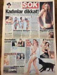 ŞOK GAZETESİ DOĞUM GÜNÜ HEDİYESİ - 30 HAZİRAN 2004 - TAM TAKIM 12 SAYFADIR -Emre Belözoğlu-Ruslana-Kralın Baş Nicole Kidman-Duffy-Cambiasso-Del Bosque-Carew-Pancu-Julio Cesar-Thijs-Ludovic Giuly-Hagi-Bülent Ersoy-Emrah-Nil Karabırahimgil-Tuğçe Kazaz-Aylin Poyraz-Bülent Ersoy-Sermin Tokuş-Saddam Hüseyin-Şermin Tokgüç-Tuğba Özay-Hilmi Özkök-Bush-Mahmut Uslu-Marcio Nobre-Cafer Çalışkan-Serhan Süzan-Beren Süzan-Mustafa Süzan-Bengisu Biricik-Funda Arar-Tülay Taptaş-Furkan Arda-Derya Durmuş-Hüseyin Kılınç-Nurşit Çalım-Hülya Koçyiğit-Sibel Arslan Zam furyası başladı-Leydiler sefada-THY uçağında patlama-Bir İbo evlenecek bir İbo ayrılacak-Emniyet kemeri bu kez can aldı-Bu ne şiddet bu ne celal-Bomba değil kamera patladı-Sahillerde hırsıza karşı kasa-Kadınlar dikkat-Ormanına dönüyor-Üzerinden servet çıktı-Artık köpeği Duffy de şöhret-Hayalleri yıkıldı-Ayrılıyorlar-Rock’a dönecek-Kaz kafalı değiller-Cambiasso’yu istiyorum-Emre yeniden-Rambo Nobre-Kuruş alamazlar-Caner başka bir kızla evlenecek-B