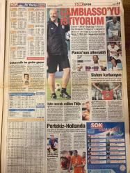 ŞOK GAZETESİ DOĞUM GÜNÜ HEDİYESİ - 30 HAZİRAN 2004 - TAM TAKIM 12 SAYFADIR -Emre Belözoğlu-Ruslana-Kralın Baş Nicole Kidman-Duffy-Cambiasso-Del Bosque-Carew-Pancu-Julio Cesar-Thijs-Ludovic Giuly-Hagi-Bülent Ersoy-Emrah-Nil Karabırahimgil-Tuğçe Kazaz-Aylin Poyraz-Bülent Ersoy-Sermin Tokuş-Saddam Hüseyin-Şermin Tokgüç-Tuğba Özay-Hilmi Özkök-Bush-Mahmut Uslu-Marcio Nobre-Cafer Çalışkan-Serhan Süzan-Beren Süzan-Mustafa Süzan-Bengisu Biricik-Funda Arar-Tülay Taptaş-Furkan Arda-Derya Durmuş-Hüseyin Kılınç-Nurşit Çalım-Hülya Koçyiğit-Sibel Arslan Zam furyası başladı-Leydiler sefada-THY uçağında patlama-Bir İbo evlenecek bir İbo ayrılacak-Emniyet kemeri bu kez can aldı-Bu ne şiddet bu ne celal-Bomba değil kamera patladı-Sahillerde hırsıza karşı kasa-Kadınlar dikkat-Ormanına dönüyor-Üzerinden servet çıktı-Artık köpeği Duffy de şöhret-Hayalleri yıkıldı-Ayrılıyorlar-Rock’a dönecek-Kaz kafalı değiller-Cambiasso’yu istiyorum-Emre yeniden-Rambo Nobre-Kuruş alamazlar-Caner başka bir kızla evlenecek-B