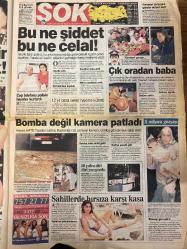 ŞOK GAZETESİ DOĞUM GÜNÜ HEDİYESİ - 30 HAZİRAN 2004 - TAM TAKIM 12 SAYFADIR -Emre Belözoğlu-Ruslana-Kralın Baş Nicole Kidman-Duffy-Cambiasso-Del Bosque-Carew-Pancu-Julio Cesar-Thijs-Ludovic Giuly-Hagi-Bülent Ersoy-Emrah-Nil Karabırahimgil-Tuğçe Kazaz-Aylin Poyraz-Bülent Ersoy-Sermin Tokuş-Saddam Hüseyin-Şermin Tokgüç-Tuğba Özay-Hilmi Özkök-Bush-Mahmut Uslu-Marcio Nobre-Cafer Çalışkan-Serhan Süzan-Beren Süzan-Mustafa Süzan-Bengisu Biricik-Funda Arar-Tülay Taptaş-Furkan Arda-Derya Durmuş-Hüseyin Kılınç-Nurşit Çalım-Hülya Koçyiğit-Sibel Arslan Zam furyası başladı-Leydiler sefada-THY uçağında patlama-Bir İbo evlenecek bir İbo ayrılacak-Emniyet kemeri bu kez can aldı-Bu ne şiddet bu ne celal-Bomba değil kamera patladı-Sahillerde hırsıza karşı kasa-Kadınlar dikkat-Ormanına dönüyor-Üzerinden servet çıktı-Artık köpeği Duffy de şöhret-Hayalleri yıkıldı-Ayrılıyorlar-Rock’a dönecek-Kaz kafalı değiller-Cambiasso’yu istiyorum-Emre yeniden-Rambo Nobre-Kuruş alamazlar-Caner başka bir kızla evlenecek-B