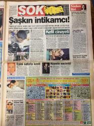 ŞOK GAZETESİ DOĞUM GÜNÜ HEDİYESİ - 4 EKİM 2004 - TAM TAKIM 12 SAYFADIR -Rüştü Reçber-Volkan Demirel-Cem Uzan-Deniz Baykal-Zeynep Özal-Asım Ekren-Serhat Akın-Fatma Şahin-Sümer Tilmaç-Veli Bilgiç-Ünsal Sunat-Hülya Avşar-Fikret Hakan-Hızır Durmuş-Hüsnü Kaya-Şennur Birsel-Erden Ergüden-Orhan Cabaş-Ayşe Korkmaz-Sabancı Ekrem-Yıldıray Baştürk-Hamit Altıntop-Hakan Şükür-Mustafa Erdem-Alex de Souza-Hooijdonk-Nobre-Vezirioğlu-Aydın İlerleyen-Best Model Fatma-Aslı Emel Arzu Fitre ve zekâtı memura verin-Ankara’da G-String kazası-Cem “Evet” dedi-Türk şoförlere özel koruma-Kiralık ünlüler-Sarışınlar kızmasın-Bir başarı öyküsü-Volkan patladı Rüştü çatladı-Han’cılar: 15 yolcular: 0-Şambabası çıktı-Fenerli Serhat’ı uslandıran güzel-Güzellik fuarına akın ettiler-Sümer Tilmaç’ın kopyası-Oyunculuğa dönüyor-Şaşkın intikamcı-Kefil cinayeti-Eşini satırla kesti-Rüşvete suçüstü-Kızının gözü önünde öldü-Beni bırakma amca-Dünyanın en ünlü dergilerine kapak olan Veronica çok özel pozlarıyla yarın SOK’ta Kara Duv